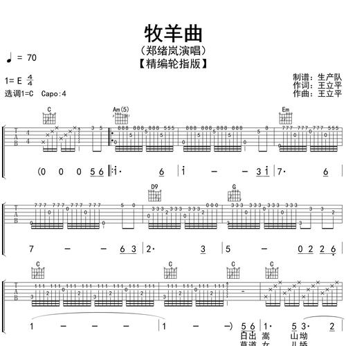 牧羊曲（轮指版）