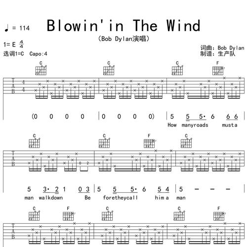 Blowin'in The Wind