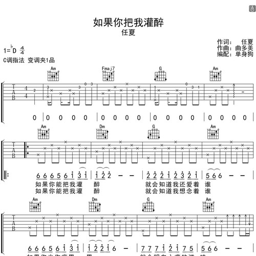 如果你把我灌醉