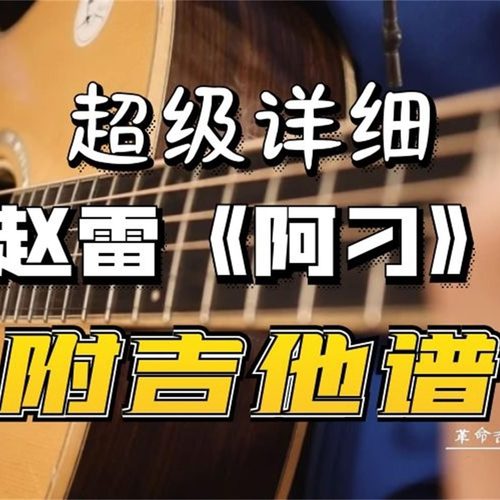 赵雷《阿刁》吉他谱 C调弹唱吉他谱附演示教程(革命吉他教室)