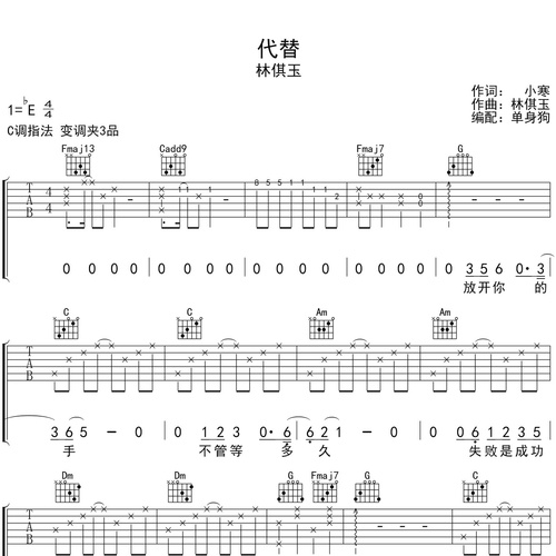 代替