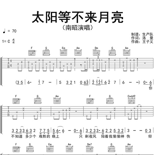 太阳等不来月亮