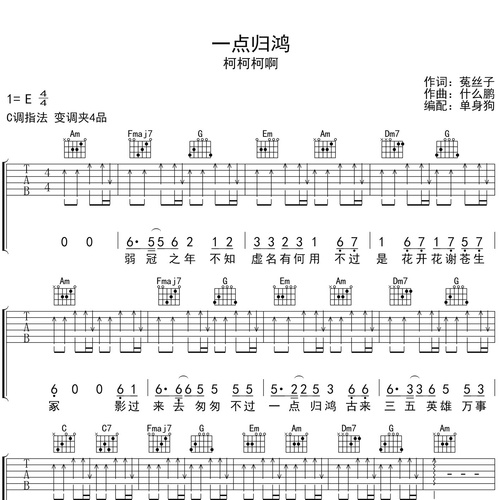 一点归鸿