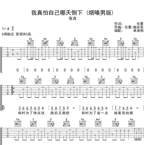 我真怕自己哪天倒下
