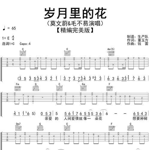 岁月里的花