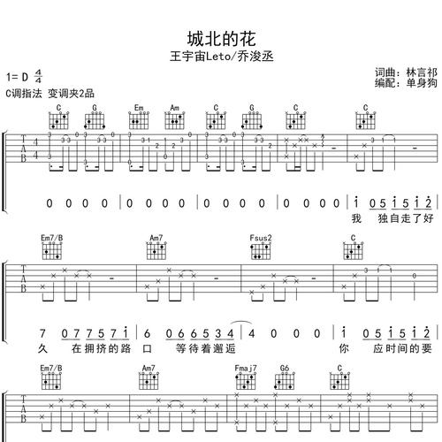 城北的花